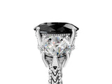Silver Three-Stone Fancy Black Oval Cut Cut Milgrain Band Prong Setting Ring_11