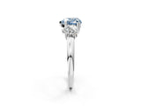 Silver Three-Stone Fancy Blue Heart Cut Cut Diamond Ring with Channel Set Band and Four-Prong Setting_26