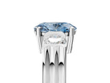 Silver Three-Stone Fancy Blue Oval Cut Cut Classic Band Prong Setting Ring_11