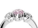 Silver Three-Stone Fancy Pink Marquise Cut Cut Diamond Ring with Channel Set Band and Four-Prong Setting_34
