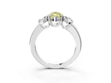 Silver Three-Stone Fancy Yellow Marquise Cut Cut Diamond Ring with Channel Set Band and Four-Prong Setting_33