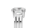 Silver Three-Stone Oval Cut Cut Classic Band Prong Setting Ring_12