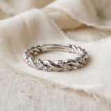 Silver Twisted Pavé Round Diamond Eternity Band_55