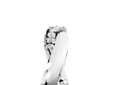 Silver Twisted Pave Round Diamond Infinity Band with Channel Setting_41