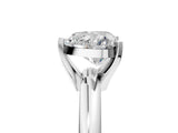 White gold 10 Carat Heart Cut  Solitaire Engagement Ring with Round Band and Four-Prong Setting_137