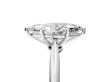 White gold 10 Carat Marquise Cut  Solitaire Engagement Ring with Classic Band and Four-Prong Setting_5