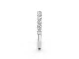 White gold Alternating Round Diamond Promise Ring with Round Diamond Accents_2