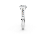White gold Asscher Brilliant Channel-Set Solitaire Ring with Four-Prong Setting_55