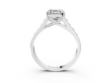 White gold Asscher Brilliant Channel-Set Solitaire Ring with Four-Prong Setting_57