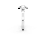 White gold Asscher Halo Pave Split Shank Prong Setting Ring_28