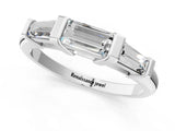 White gold Baguette Diamond Channel Set White Gold Band_25
