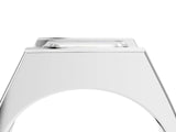 White gold Baguette Diamond Geometric Solitaire Ring_4