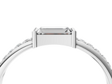 White gold Baguette Diamond Pave Band with Bar Prong Setting_39