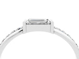White gold Baguette Moissanite Pavé Band with Bar Setting_10