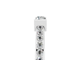 White gold Baguette Moissanite Pavé Band with Bar Setting_11