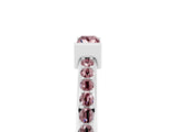 White gold Baguette Morganite Pavé Band with Bar Setting_11