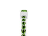 White gold Baguette Peridot Pavé Band with Bar Setting_11