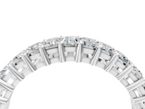 Silver Baguette Eternity Band with Shared Prong Setting