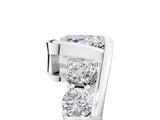 White gold Bezel Set Asscher Cut Diamond Split Shank Ring_12