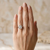 White gold Bezel Set Cushion Cut Solitaire Ring_27