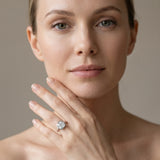 White gold Bezel Set Cushion Cut Solitaire Ring_28