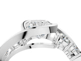 White gold Bezel Set Cushion Diamond Split Shank Ring_15