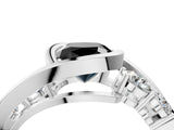 White gold Bezel Set Fancy Black Cushion Cut Diamond Split Shank Ring_52