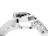 White gold Bezel Set Fancy Black Oval Cut Diamond Split Shank Ring_40
