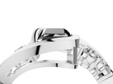 White gold Bezel Set Fancy Black Radiant Cut Diamond Split Shank Ring_37