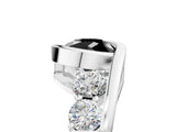 White gold Bezel Set Fancy Black Round Cut Diamond Split Shank Ring_29