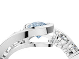 White gold Bezel Set Fancy Blue Pear Cut Diamond Split Shank Ring_34