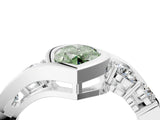 White gold Bezel Set Fancy Green Marquise Cut Diamond Split Shank Ring_40