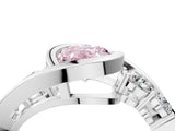 White gold Bezel Set Fancy Pink Oval Cut Diamond Split Shank Ring_40
