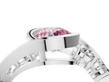 White gold Bezel Set Fancy Pink Round Cut Diamond Split Shank Ring_40