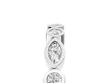 White gold Bezel Set Marquise and Round Diamond Stackable Band_26