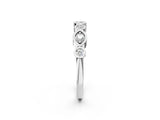 White gold Bezel Set Mixed Shape Diamond Eternity Band_23