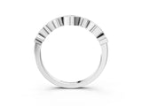 White gold Bezel Set Mixed Shape Diamond Eternity Band_24