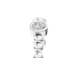 White gold Bezel Set Round Diamond Beaded Band_26