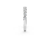 White gold Bezel Set Round Diamond Eternity Band_18
