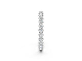 White gold Bezel-Set Round Diamond Eternity Band_4