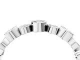 White gold Bezel Set Round Diamond Half Eternity Band_21
