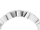 White gold Bezel Set Round Diamond Marquise Band_39