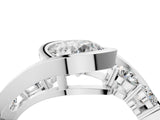 White gold Bezel Set Round Diamond Split Shank Ring_15