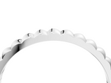 White gold Bezel Set Round Stone Eternity Band_39