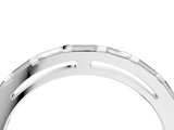 White gold Channel Set Baguette Diamond Eternity Band_23