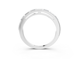 White gold Channel Set Baguette Diamond Eternity Band_27