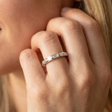 White gold Channel Set Baguette Diamond Eternity Band_38