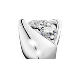 White gold Channel Set Cushion Diamond Crossover Band_11