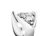 White gold Channel Set Oval Diamond Crossover Band_11