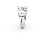 White gold Channel Set Oval Diamond Crossover Band_8